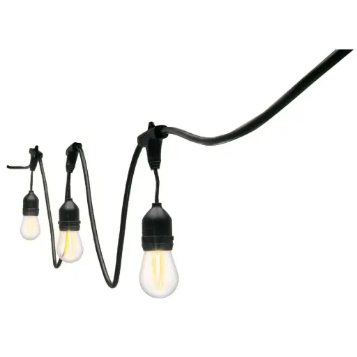 [49992] Serie de 7.3 m con 12 luces de LED para exterior, Volteck