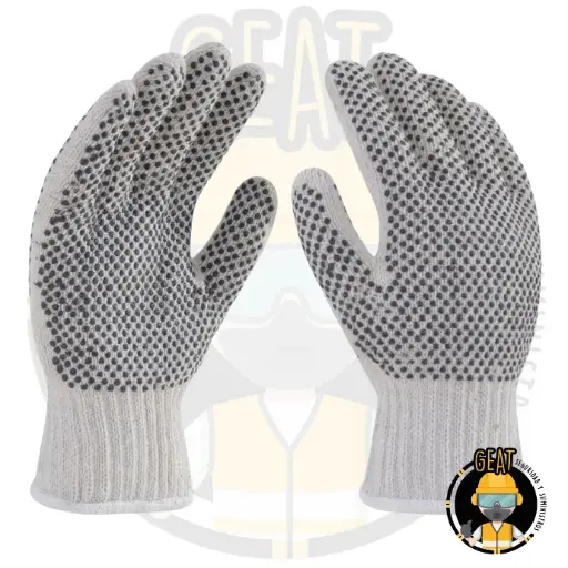 [16-102] Guante de Trabajo Japonés con Puntos Negros