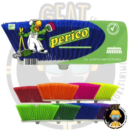 Escoba Perico Chica Con Bastón.