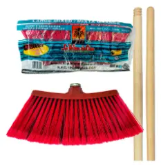 Escoba Palma De Oro Con Bastón.