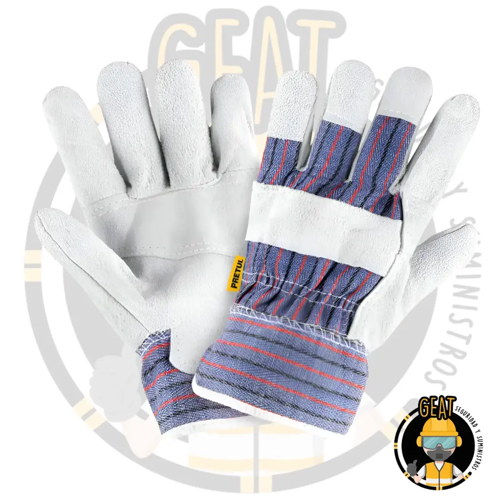 [29976] Guante De Carnaza/Loneta, Puño De Seguridad.