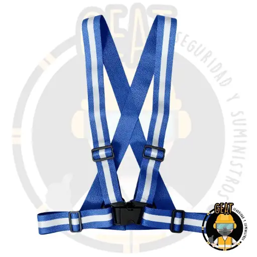 Chaleco MCA MCA. GEAT Mod.Carrillero Color Azul Rey Talla Unitalla