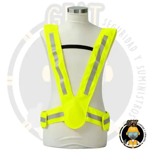 Chaleco MCA MCA. GEAT Mod.Carrillero Color Anaranjado Talla Unitalla 