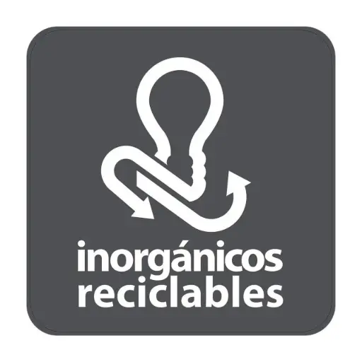 Señal de Basura Inorgánica de 20 x 20