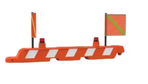 [BA-REX] Barrera Rex, Con 2 Lámparas Y 2 Banderas. 