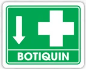 Señal "Botiquín" 25x35