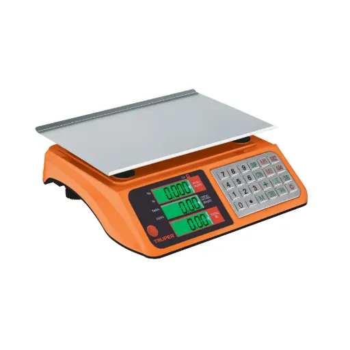 [103131] Báscula electrónica multifunciones 40 kg USB, Truper