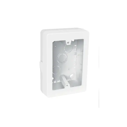 [40141] Caja de contactos para canaleta 3" x 5", blanca, Volteck