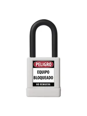 74/40 KD BLANCO CANDADO BLOQUEO ABUS DIELECTRICO D6.5mm 1 KEY
