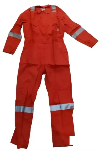 Overol Confeccionado en GABARDINA  100% Algodón. Antiestática y Retardante a la  flama con reflejante