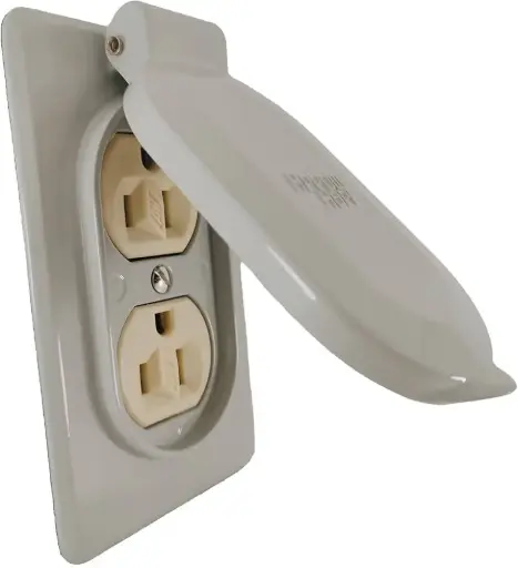 [RECE-3-M5250WP] Receptáculo dúplex para exterior